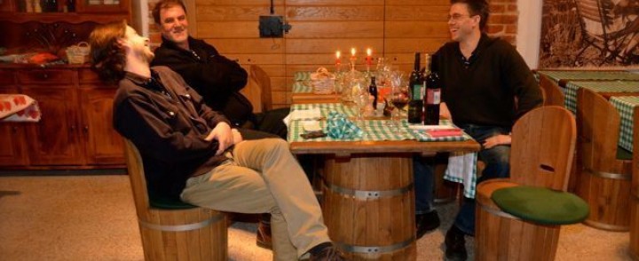 Split wine tasting