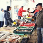 Fish market in Split, Croatia